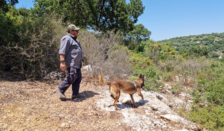 מפקד יכ"ל מייק בן יעקב בשטח