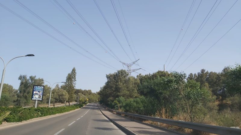 קו מתח גבוה, צילום אילוסטרציה דוברות עיריית ראש העין